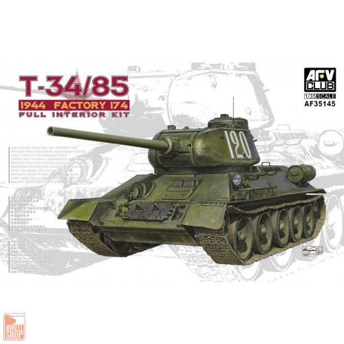 AFV-Club 1:35 T34/85 Model 174 Factory(Full interiorKi