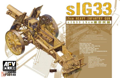 AFV-Club 1:35 SiG33 15cm Heavy Infantry gun