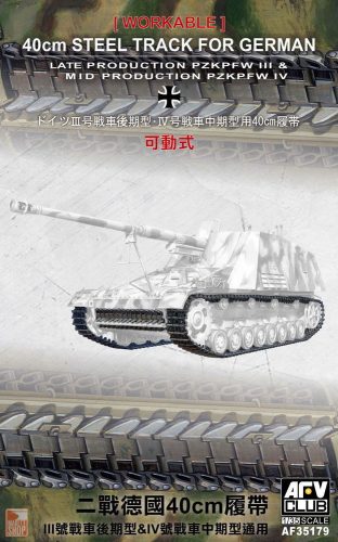 AFV-Club 1:35 40cm Workable Tracks for tank III/IV