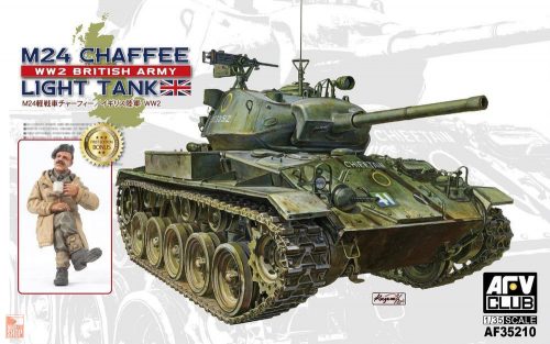 AFV-Club 1:35 M24 Chaffee tank WW 2 British Army versi