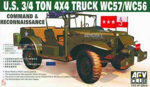 AFV-Club 1:35 WC-57 4X4 DODGE COMMAND CAR