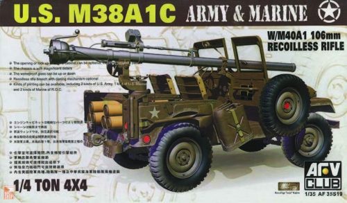 AFV-Club 1:35 JEEP M38 w/106 mm GUN