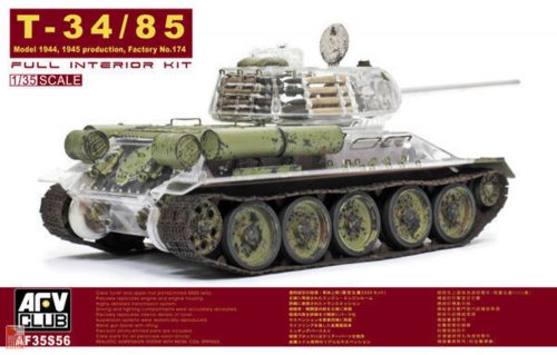 AFV-Club  T-34/85 Factory 174 with trans. turret