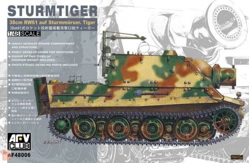 AFV-Club 1:48 Sturmtiger 38cm RW61 auf Sturmmörser