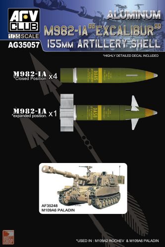 AFV-Club 1:35 New 155mm artillery shell