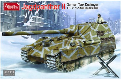 Amusing Hobby 1:35 German Tank Destroyer Jagdpanther II harcjármű makett