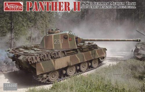 Amusing Hobby 1:35 Panther II Rheinmetall turret