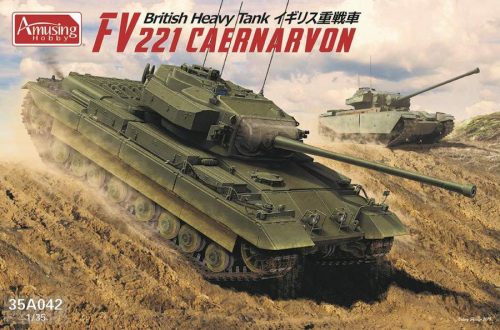 Amusing Hobby 1:35 British heavy tank FV221 Caernarvon (sérült dobozos!!!)