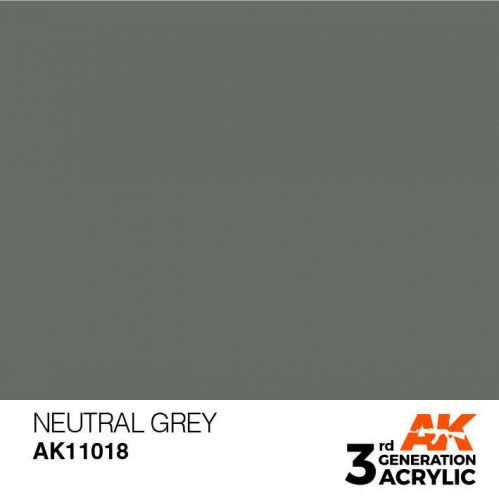 Acrylics 3rd generation Neutral Grey 17ml