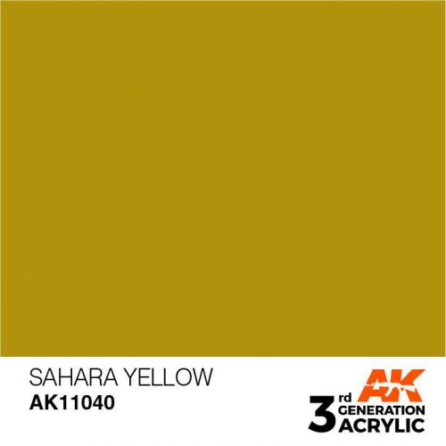 Acrylics 3rd generation Sahara Yellow 17ml