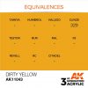 Acrylics 3rd generation Dirty Yellow 17ml