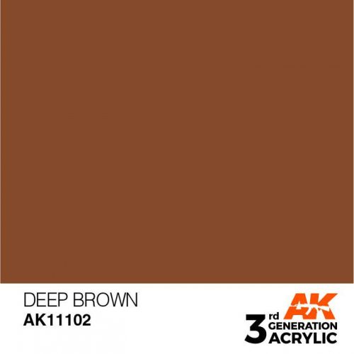 Acrylics 3rd generation Deep Brown 17ml