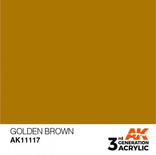 Acrylics 3rd generation Golden Brown 17ml