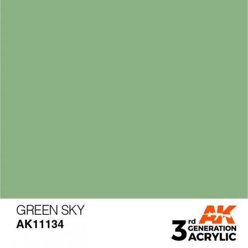 Acrylics 3rd generation Green Sky 17ml