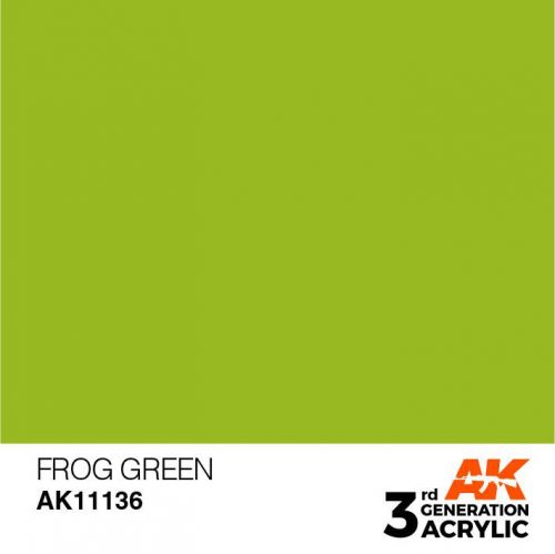 Acrylics 3rd generation Frog Green 17ml