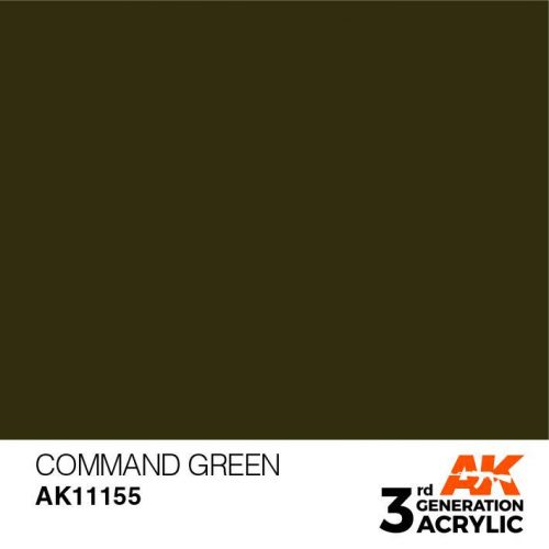 Acrylics 3rd generation Command Green 17ml