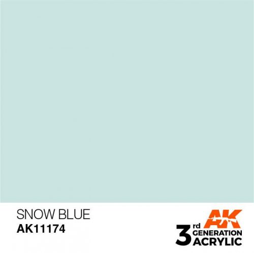 Acrylics 3rd generation Snow Blue 17ml