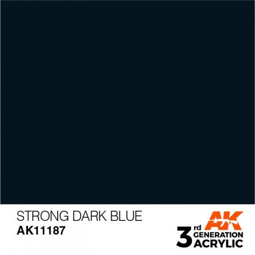 Acrylics 3rd generation Strong Blue 17ml