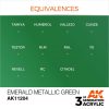 Acrylics 3rd generation Emerald Metallic Green 17ml