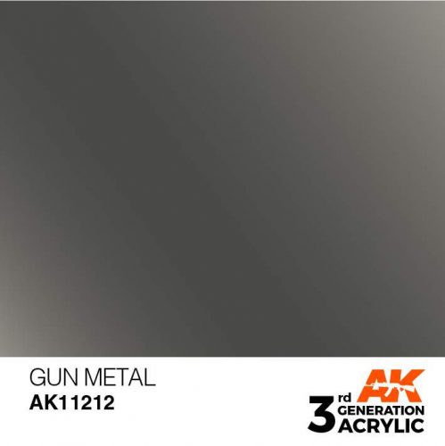 Acrylics 3rd generation Gun Metal 17ml