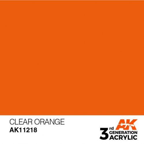 Acrylics 3rd generation Orange 17ml