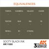 Acrylics 3rd generation Sooty Black INK 17ml