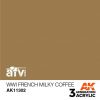 Acrylics 3rd generation WWI French Milky Coffee