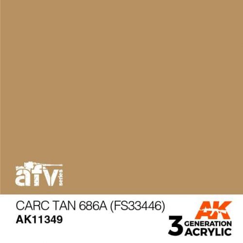 Acrylics 3rd generation CARC Tan 686A (FS33446)