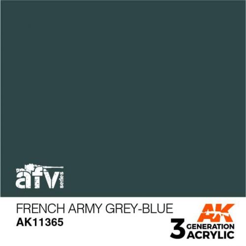 Acrylics 3rd generation French Army Grey-Blue