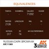 Acrylics 3rd generation Russian Dark Brown 6K