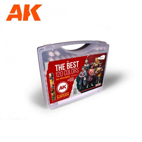 Acrylics 3rd generation AK11704 The best 120 colors for Figures