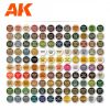 Acrylics 3rd generation AK11704 The best 120 colors for Figures