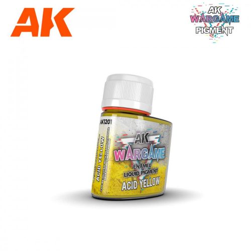 AK-Interactive Acid Yellow enamel liquid pigment