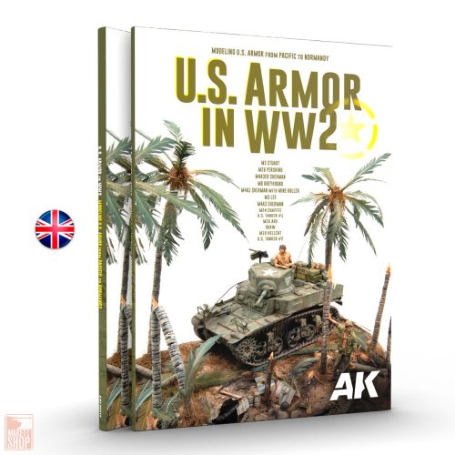 AK Interactive 130019 U.S ARMOR IN WW2 - English