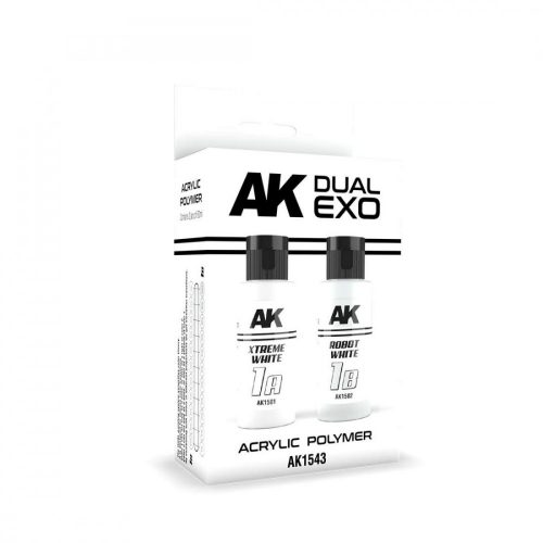 AK Interactive XTREME WHITE & ROBOT WHITE DUAL EXO Set