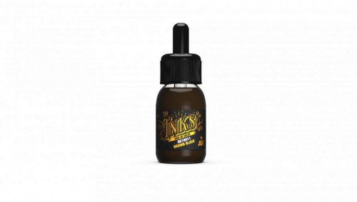 AK-Interactive AK16011 Brown Black The Inks 30 Ml