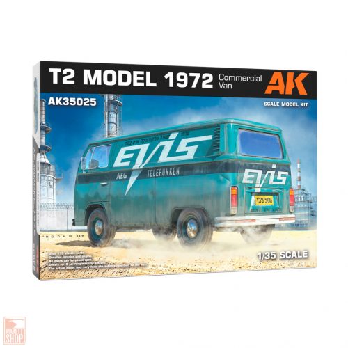 AK-Interactive AK35025 1:35 T2 model 1972 Commercial Van