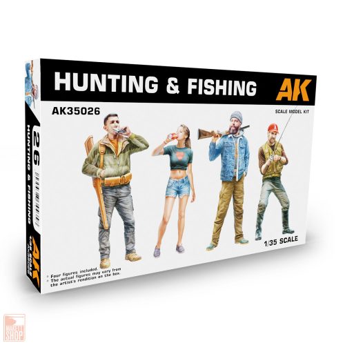 AK-Interactive 35026 1:35 Hunting and fishing