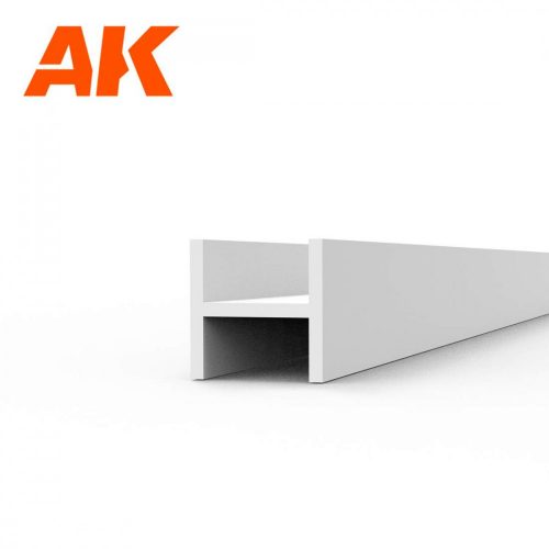 AK-Interactive AK6570 BEAMS H SHAPE 3.0 x 3.0 x 350 mm x 3 units