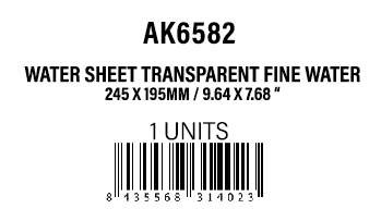 AK-Interactive Water Sheet Transparent Fine Water 245x195mm