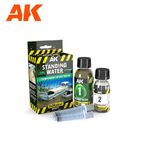 Resin standing water - Két komponensű epoxigyanta művíz (180 ml)