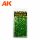 AK Interactive tufts, Dark green tufts 4 mm