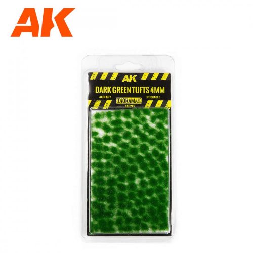 AK Interactive tufts, Dark green tufts 4 mm