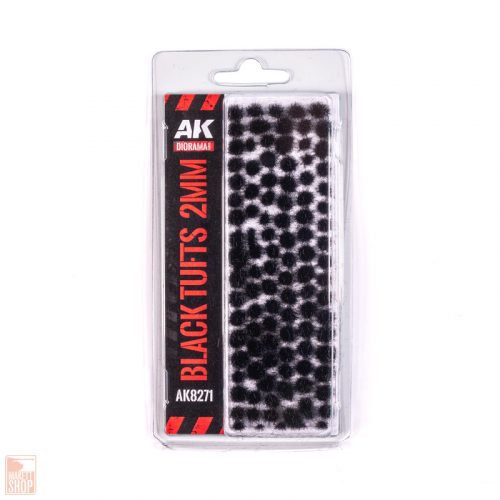 AK Interactive tufts, Black fantasy tufts