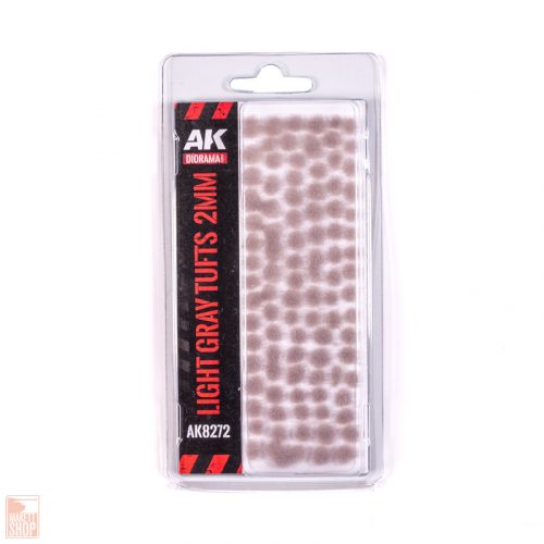 AK Interactive tufts, Light grey fantasy tufts