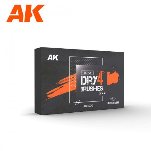 AK-Interactive Dry 4 brushes set