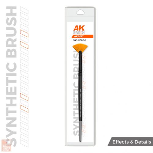 AK Synthetic brush Fan shape