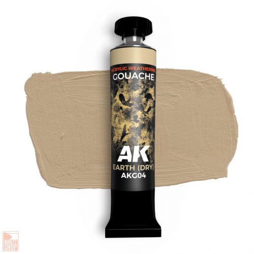 AK Gouache 20 ml Earth (dry)