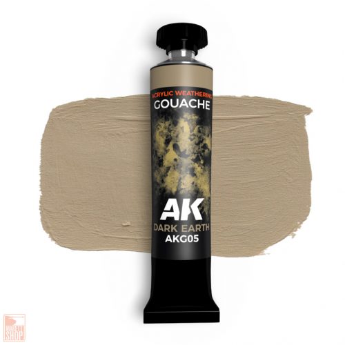 AK Gouache 20 ml Dark Earth