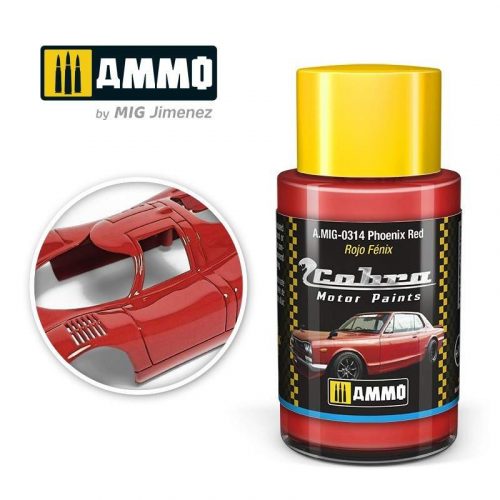 AMMO by Mig AMIG0314 Cobra Motor Phoenix red